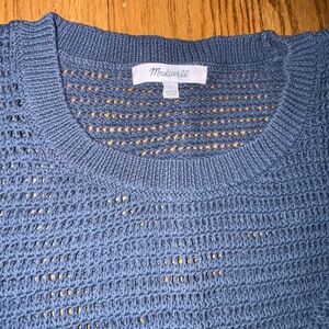 Madewell Blue Knit Sweater